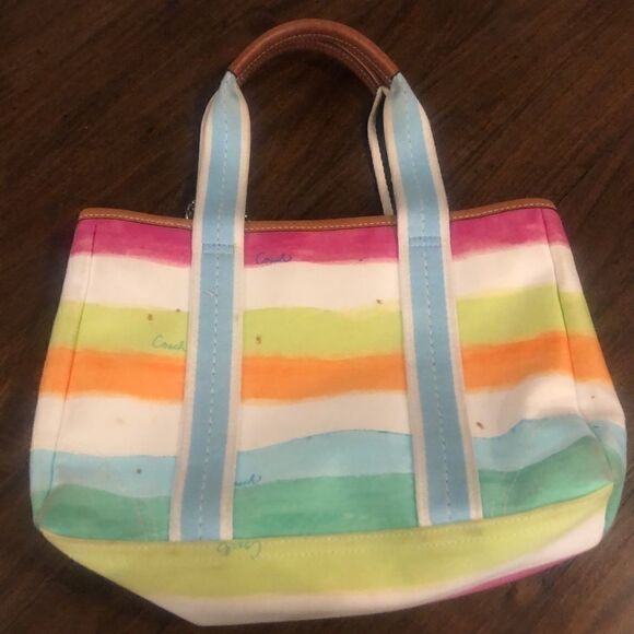 COPY - ‼️♥️💯 Authentic vintage coach purse multic… - Picture 3 of 5